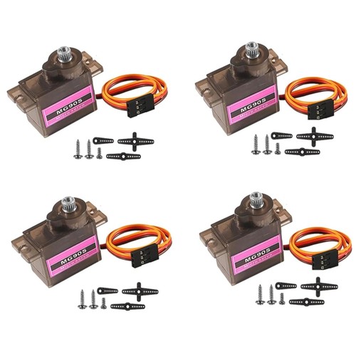 4pcs mg90s micro servo motor - servo,